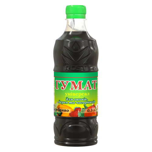 Rost® Гумат універсал для овочів, дерев та кущів - 0,5 л