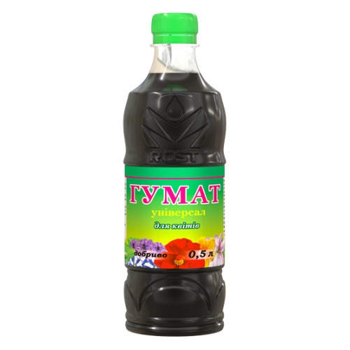 Rost® Гумат універсал для квітів - 0,5 л